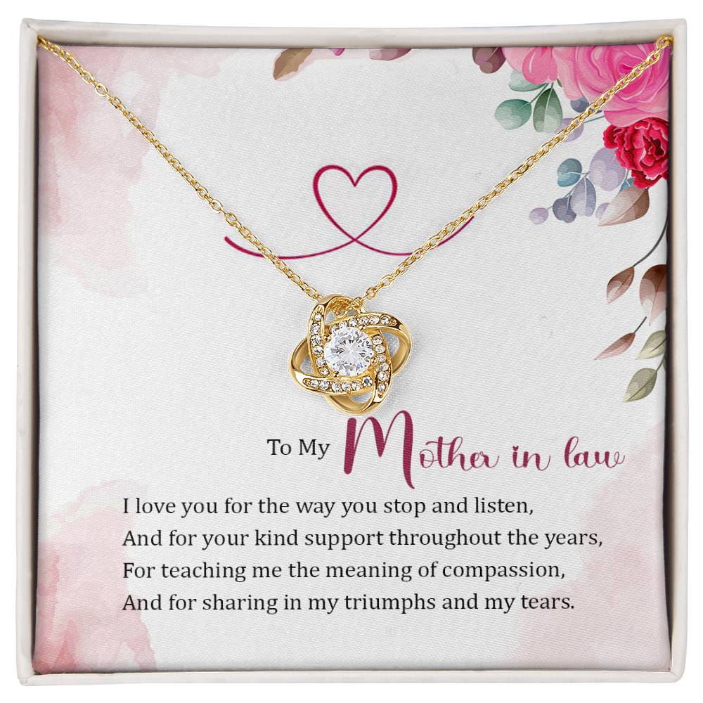 Love Knot Necklace - For Mother-in-Law