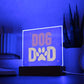 Square Acrylic Plaque - Dog Dad