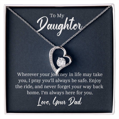 Forever Love Necklace - For Daughter From Dad