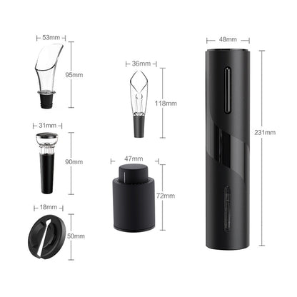 Ergonomic Rechargeable Electric Wine Bottle Opener Set