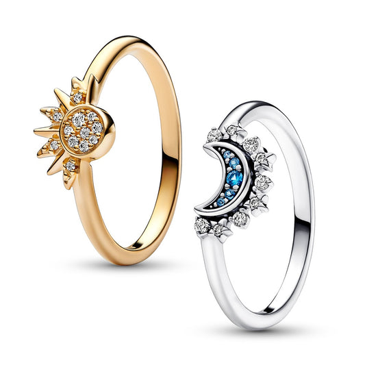 Celestial Moon And Sun Rings