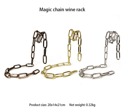 Magic Iron Chain Wine Holder